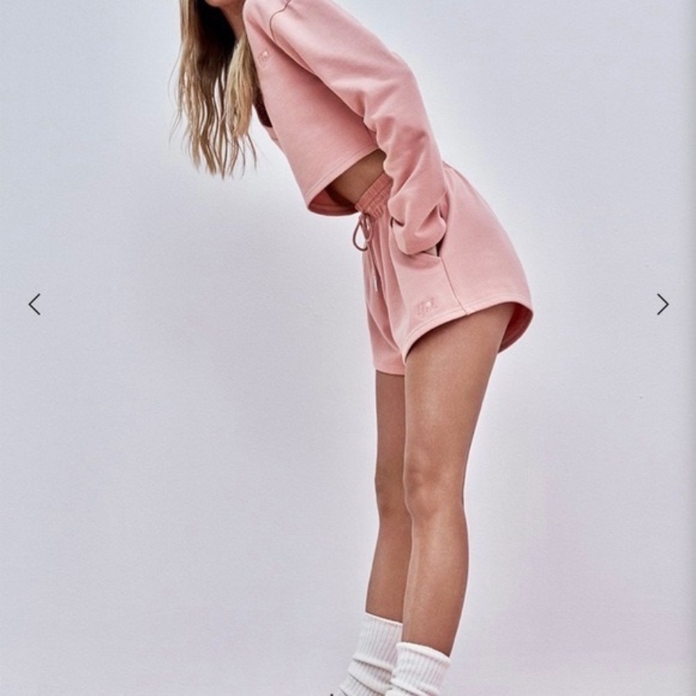 For Love and Lemons Morgan shorts. Matching sweatshirt listed separately.